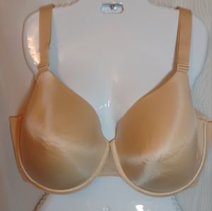 Catherines intimates Women's Beige Underwire T-shirt Bra. Size 48DD.